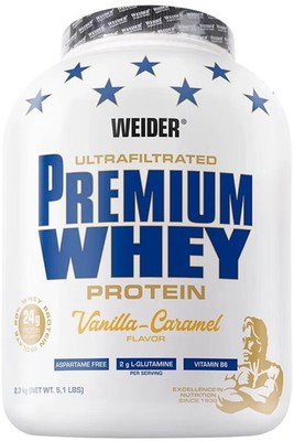 Weider Premium Whey Protein, 2300 g Dose, Vanilla-Caramel