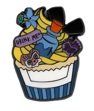 Loungefly Disney Alice In Wonderland Cupcake Enamel Pin - Alice