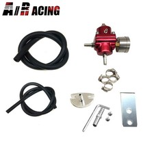 Red Aluminum Fuel Pressure Regulator Fpr 0-140 Psi Gaugehose Turbo Universal Red Aluminum Fuel Pressure Regulator Fpr 0-140 Psi Gaugehose Turbo Universal