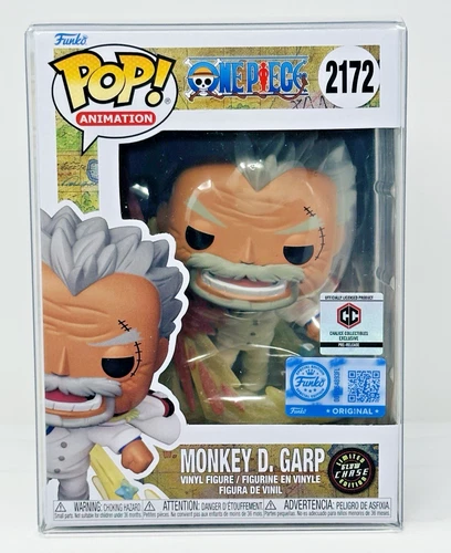 Funko Pop! One Piece: Monkey D. Garp #2172 GITD CHASE Pre Release w/ Protector