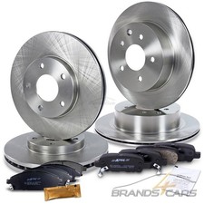 ATEC SATZ BREMSSCHEIBEN+BREMSBELÄGE VORNE+HINTEN FÜR NISSAN X-TRAIL BIS 02.07