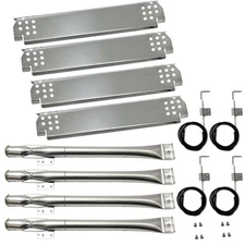 Direct Store Parts Dg262 Grill Burner 14 7/8", Heat Plates 14.6" X 4.2