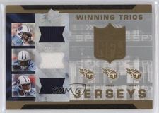 2007 SPx Winning Trios Jerseys Chris Brown Vince Young David Givens #WT-YBG fz4