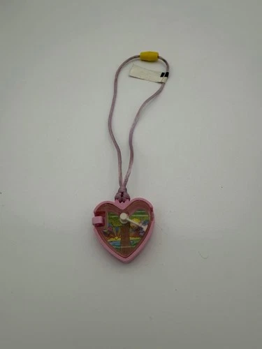 Polly Pocket Vintage 1994 Swinging Girl Necklace Locket Missing Cover