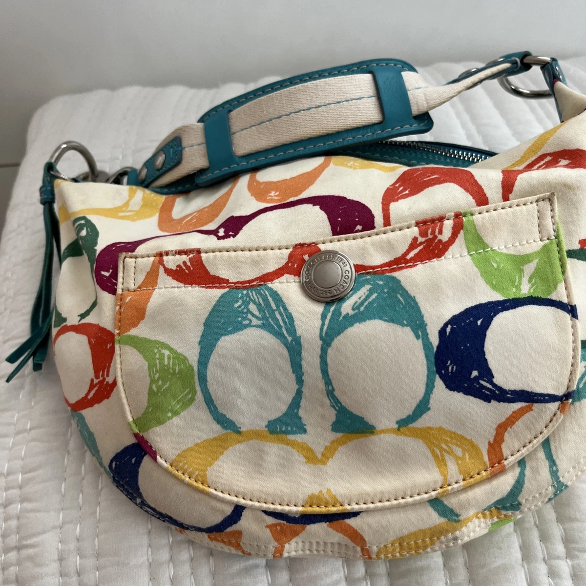 Coach Hampton Hobo Bag Exterior Bags & Handbags for Women for sale