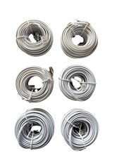 6 Pack 5m ADSL Broadband Connection Lead RJ11 to RJ11 Modem Cable Maplin