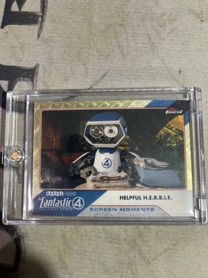 Topps Finest Fantastic Four Super Refractor 1/1 Screen Moments Helpful Herbie