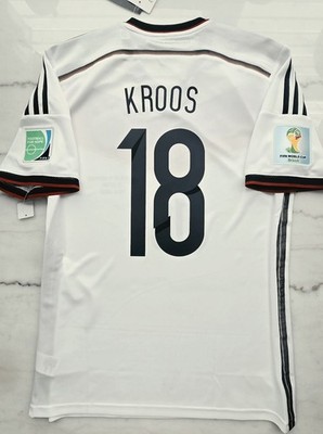 2014 ADIDAS GERMANY #18 KROOS Authentic WORLD CUP FINAL MATCH HOME JERSEY G75069