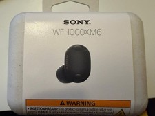 Sony WF-1000XM6 The Best Truly Wireless Noise Cancelling Earbuds 2026 Black 