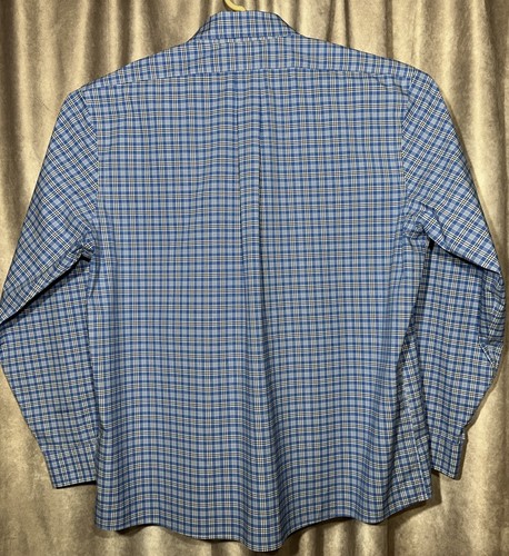 Brooks Brothers Button Down Men’s Shirt XL Regular Fit Long Sleeves Blue - Picture 3 of 10