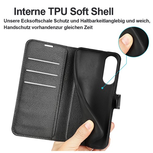 Handy Tasche für Samsung Galaxy Cover Case Buch Klapp Schutz Hülle Etui Wallet - Bild 22 von 387