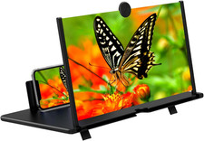 16" Screen Magnifier for Cell Phone 3D HD Magnifing Screen Enlarger Projector