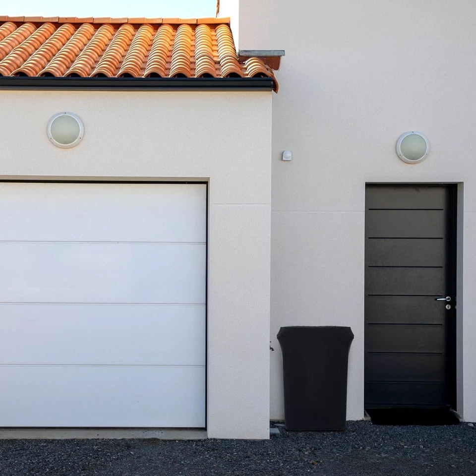 2 Pcs 23 Gallon Black Spandex Stretchable Trash Can Cover Wedding Party Fundrais - Image 2 of 4