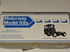 Motorway Models M8 ERF B Series day cab tractor  unit 1:76 Scale White Metal Kit
