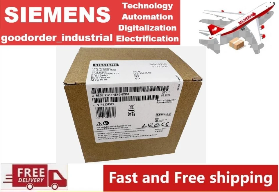 Siemens 6ES7212-1HE40-0XB0 / 6ES7 212-1HE40-0XB0 CPU Module New In Box - Image 2 of 4