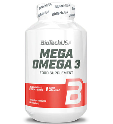 BioTech Mega Omega-3 180 Caps