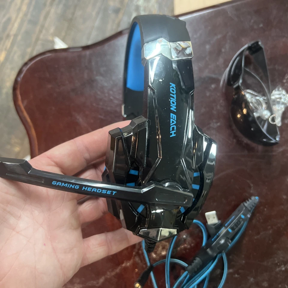 KOTION EACH Pro Gaming Headset G9000 Black/Blue - - Image 2 of 4