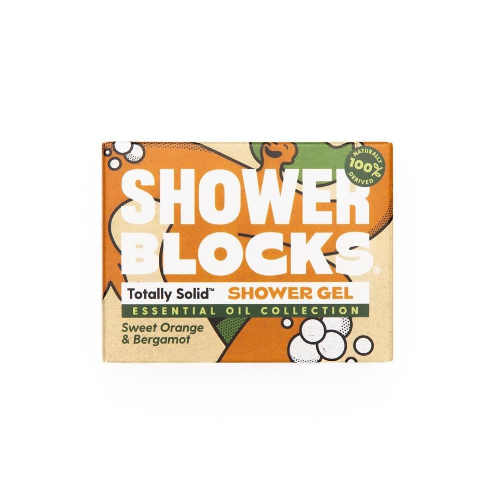 Showerblocks Orange Shower Block – Essential Oil Collection – Sweet & Bergamot 100G - Image 2