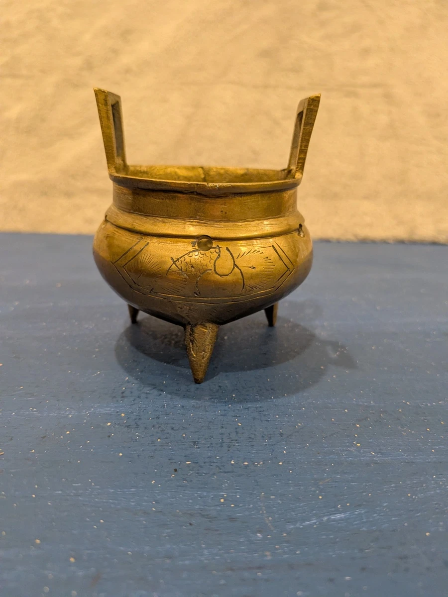 黄铜1850-1899 年中国香炉| eBay