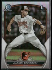 Jackson Baumeister 2023 Bowman Draft #BDC-84 Baltimore Orioles