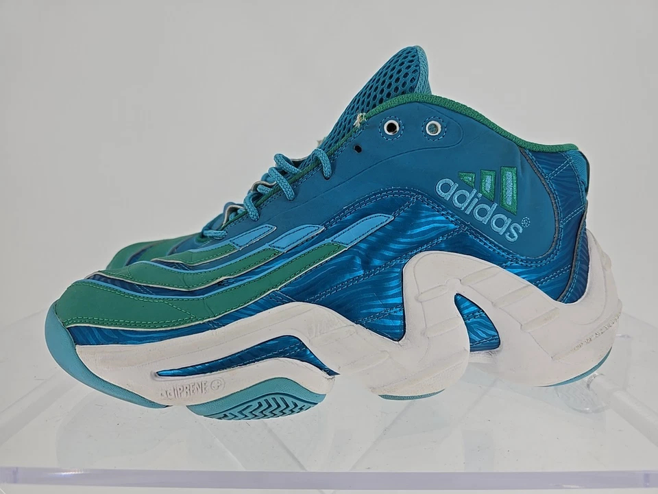 Adidas Real Deal Turquoise/Grey Kobe Basketball Rare Q32864 Men's Size 9 - Image 4 of 4