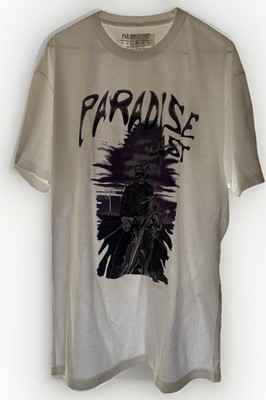 NWT Paradise Lost Rider Paradise Graphic Print White Cotton Men's XL T-Shirt
