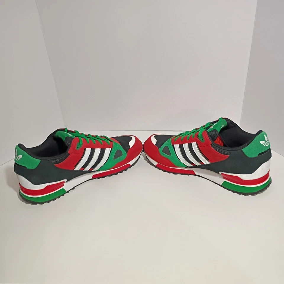 Adidas Originals ZX 750 ‘Palestine’ Mens US 10 Running Shoes FZ5895 Green Red - Image 2 of 4