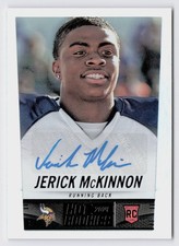 2014 Panini Hot Rookies Jerick McKinnon #384 Rookie Signatures Auto (AU, RC)