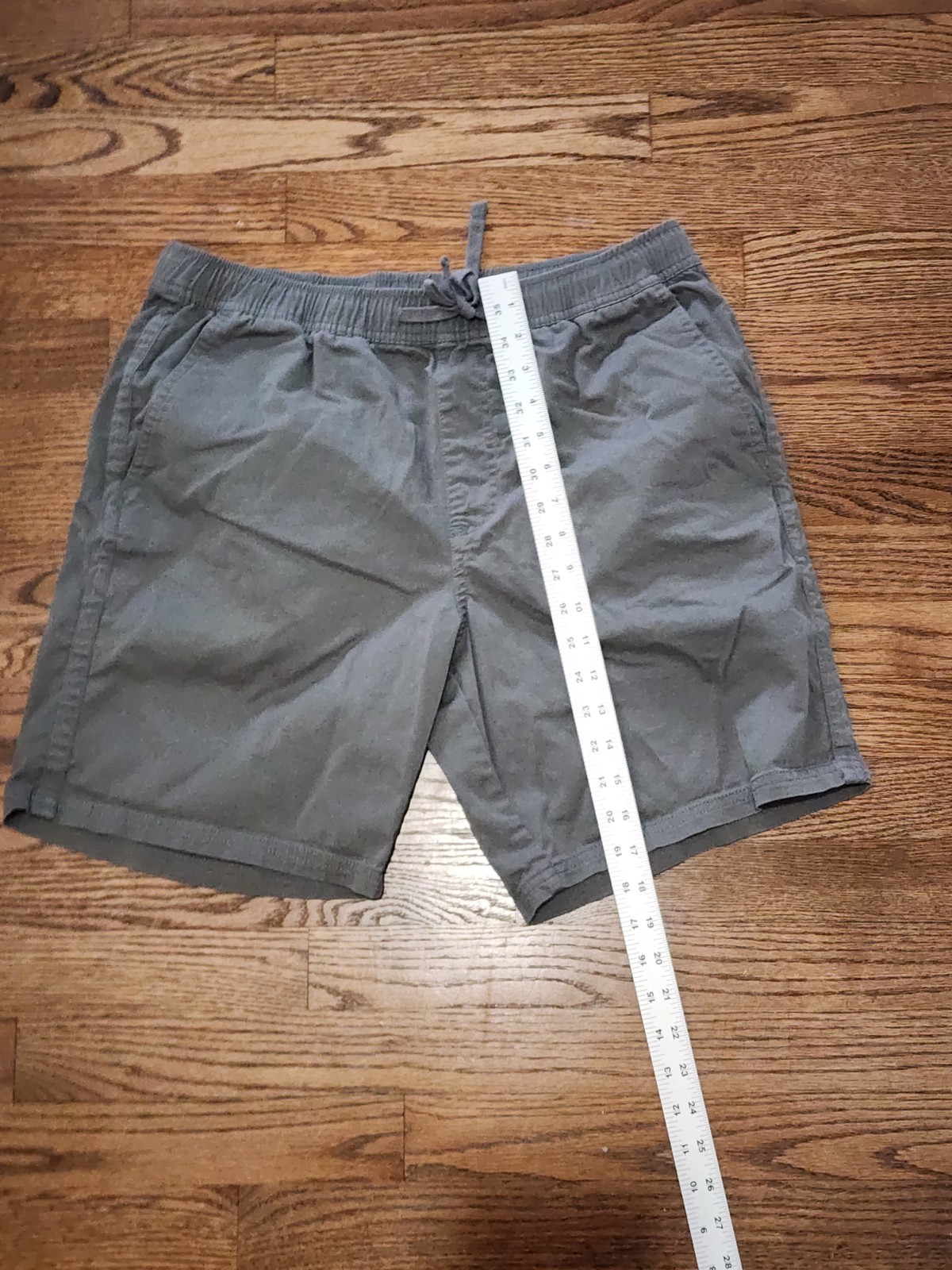 Katin Men’s M Gray Cotton Drawstring Shorts Surf Casual Beach Style