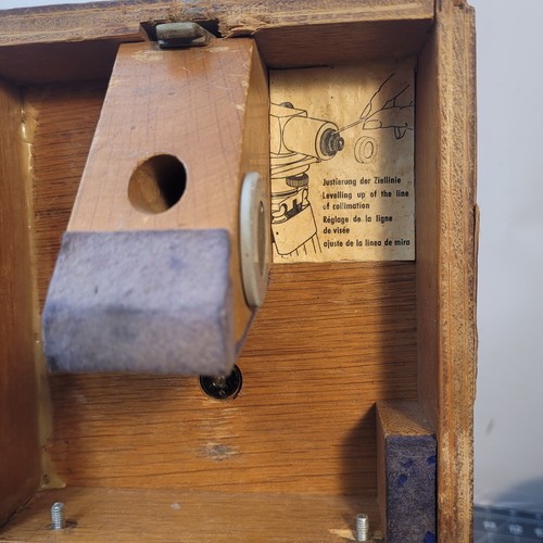 VTG 1960s Carl Zeiss Ni2 Automatic Universal Level with Wooden Box - Map Survey - Picture 11 of 24