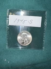 1945-S Washington 25C Silver Quarter / UNC