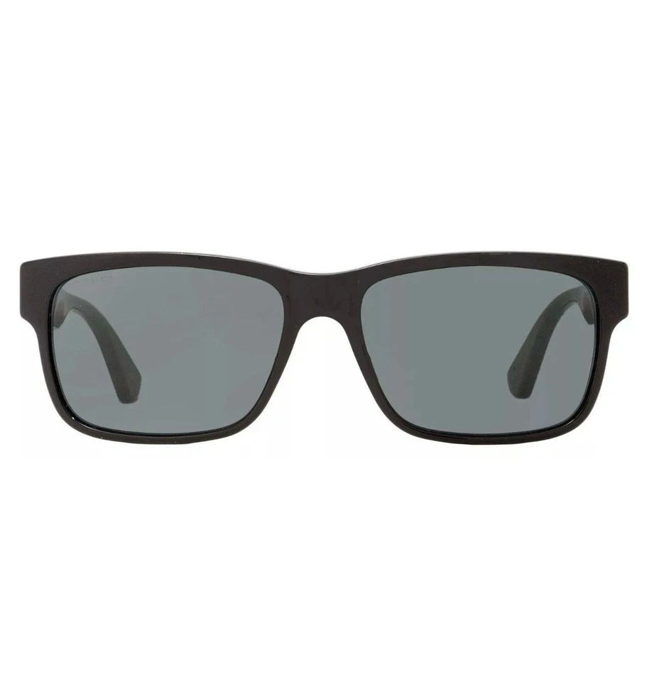 Gafas de sol polarizadas Gucci GG0003SN 006 rojas/verdes/negras lentes de 52 mm hechas en Italia Foto 2 de 2
