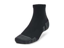 Under Armour Unisex UA Performance Tech Quarter Socks 3-Pack - Sweat Wicking