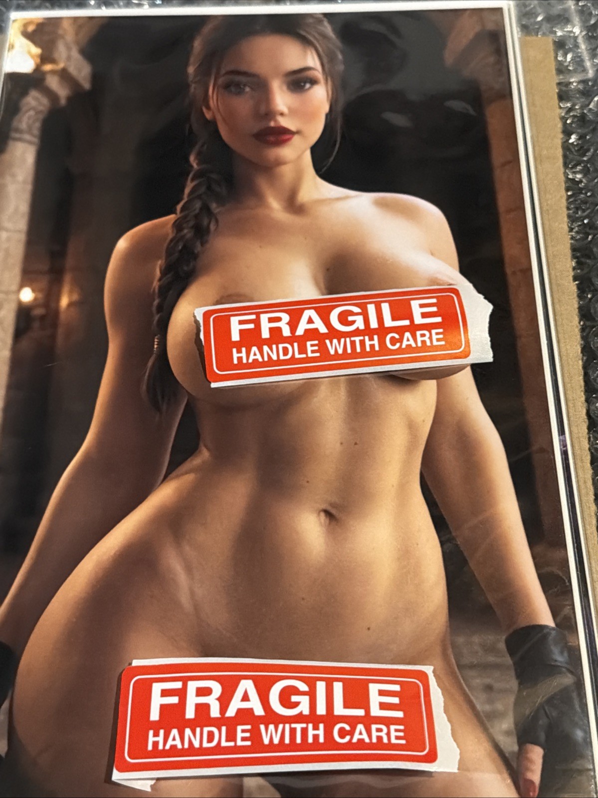 Lara Croft Cosplay Tomb Raider Bangers Comics Virgin Cover. LE 100 SHIPS NOW