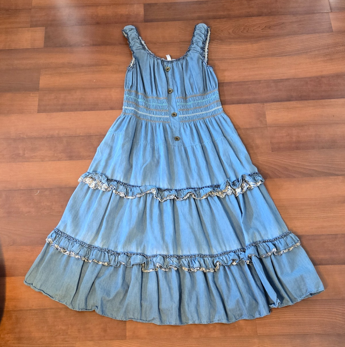 blue cottage dress Cottage Magic Midi Dress