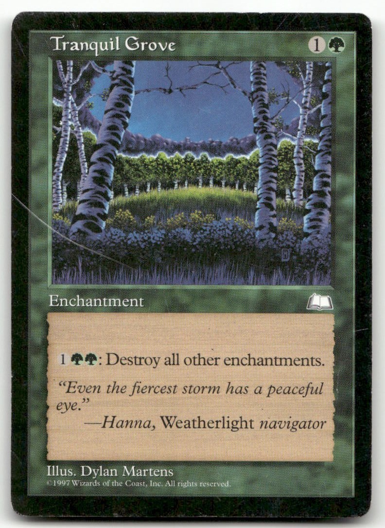 Tranquil Grove Weatherlight MTG Heavily Played