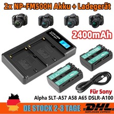 2x NP-FM500H Akku + Dual