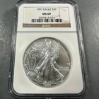 1997 Silver Eagle NGC MS69 (89259)