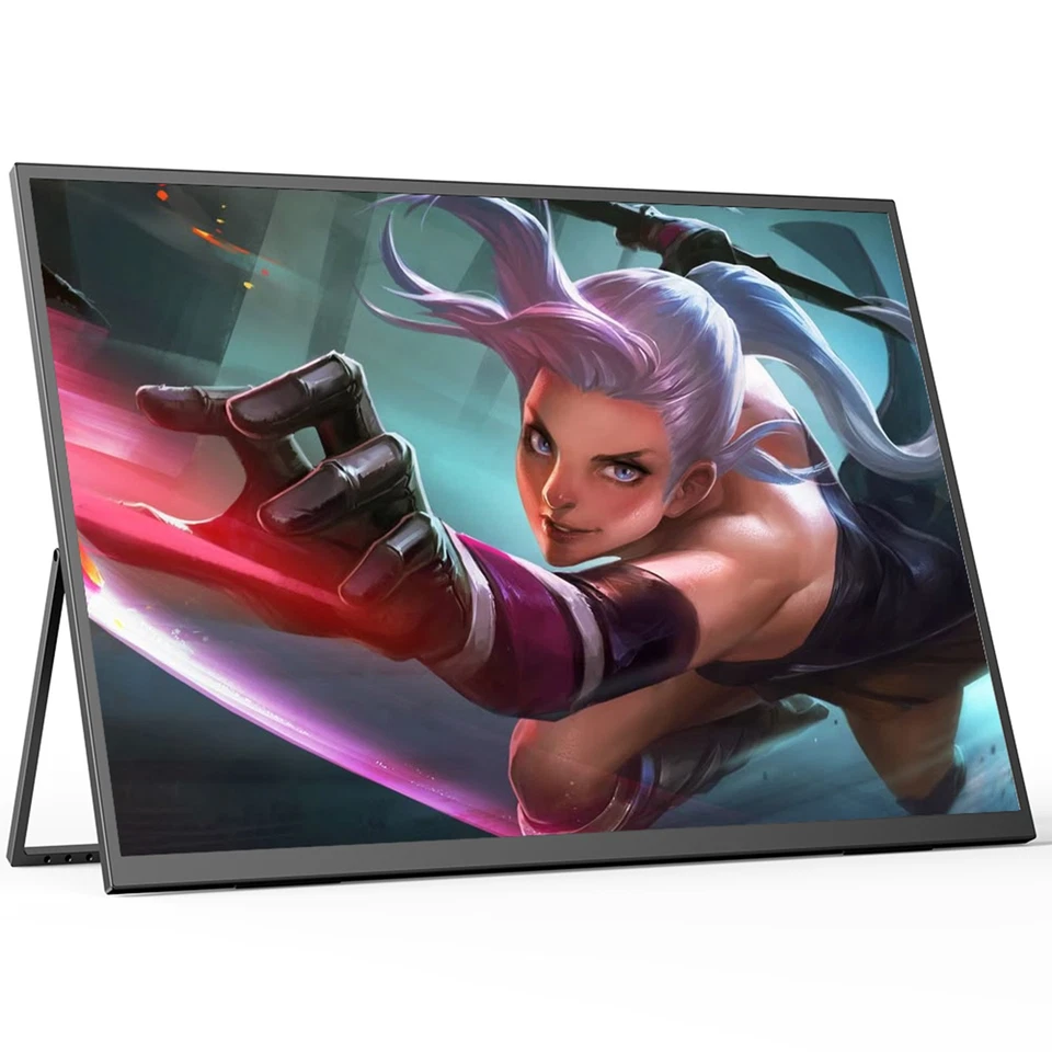 UPERFECT 23,8 Zoll 4K Tragbarer Monitore 3840 * 2160 Freistehend Zweite Display 