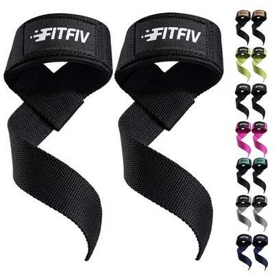 Lifting Straps for Weightlifting, Lifting Wrist Straps for Gym Strength Train...