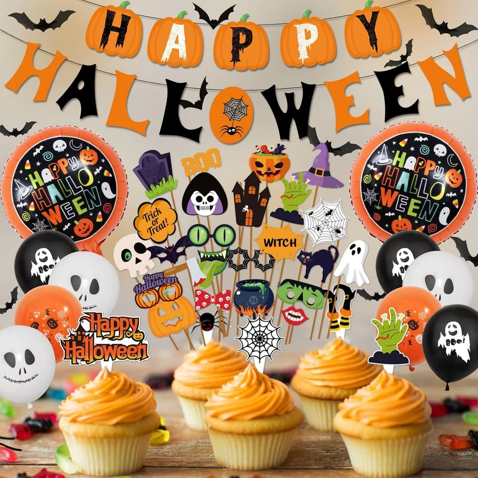 Halloween Decorations Balloon Kit - 72Pcs Spooky Party with... - Image 2 of 4