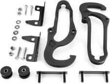 Ram Front Tow Hooks And Bezel Bracket 68196982aa For 09-19 Dodge Ram 1500 Black