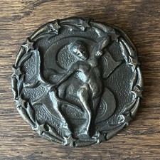 Vintage Belt Buckle Sagittarius Sign Zodiac, Astrological, Initial S Collectible