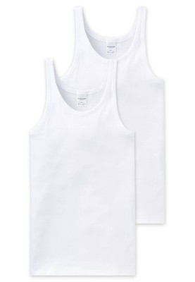 2er-Pack Schiesser Essentials Cotton Feinripp Herren Shirt Unterwäsche 205144
