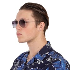 Calvin Klein Grey Gradient Pilot Unisex Sunglasses CK20120S 045 55