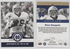 2017 Notre Dame 1988 Championship Blue /88 Stan Smagala Takes it to the House