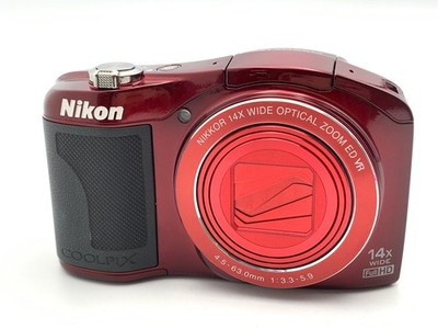 Nikon COOLPIX L610 Red 16MP 14x Optical Zoom Full HD Camera Used