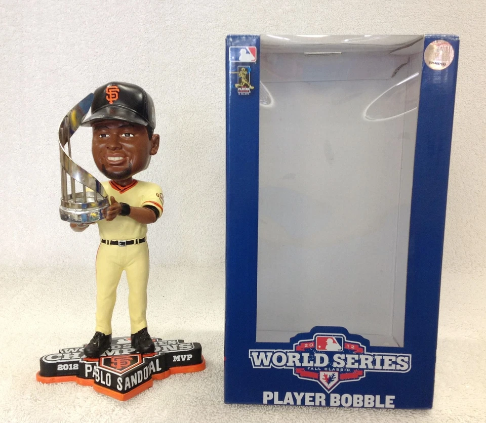 Pablo Sandoval MVP + 3 HOME RUNS in ONE World Series GAME Bobble Bobblehead SET - Image 2 of 4