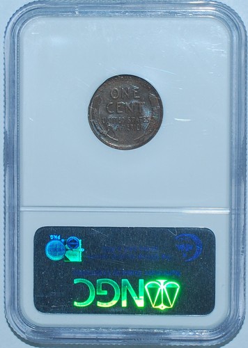 1915 S NGC MS62BN Lincoln Wheat Cent - Picture 2 of 2