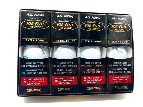 Top Flite Spalding XL 2000 Box of 12 Golf Balls Extra Long - Picture 2 of 5